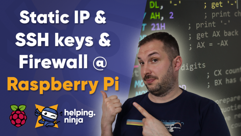Thumbnail Static IP, SSH keys, Firewall