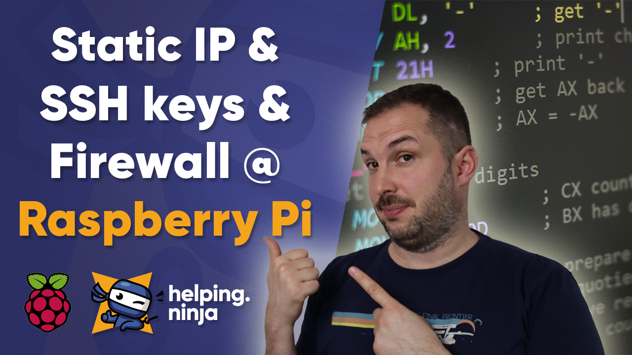 Thumbnail Static IP, SSH keys, Firewall
